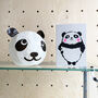 Panda Paper Balloon Greeting Card, thumbnail 2 of 4