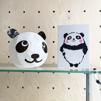 Panda Paper Balloon Greeting Card, 2 of 4