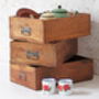 Vintage Wooden Storage Box, thumbnail 1 of 3