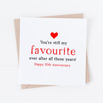 Personalised Our Anniversary Romantic Card, 2 of 3