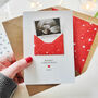 Baby Scan Christmas Photo Card, thumbnail 1 of 4