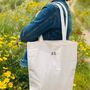 Organic Beach Bag With Personalisation, thumbnail 2 of 4