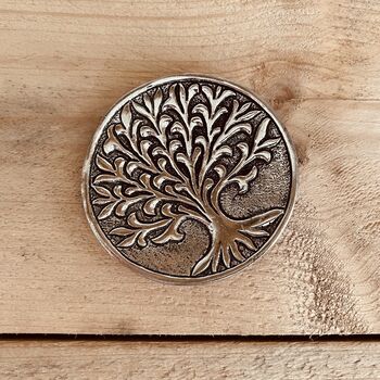 Recycled Metal Tree Of Life Incense Stick Holder, 3 of 6