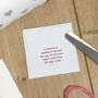 Stitch Your Own Personalised Couples Heart Card, thumbnail 4 of 7