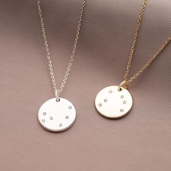 Constellation Disc Personalised Necklace, 2 of 10