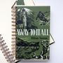'Away To It All' Upcycled Notebook, thumbnail 1 of 4