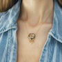 Gemstone Heart Necklace, thumbnail 1 of 4