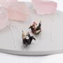 Japanese Paper Origami Crane Ear Threaders Two, thumbnail 6 of 10