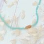 Beaded Choker Necklace Featuring A Small Carnelian Bead, thumbnail 2 of 3