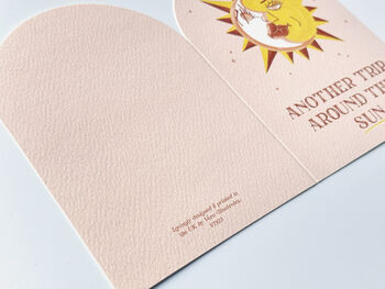 Another Trip Around The Sun Greeting Card, 4 of 8