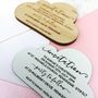 Personalised Christening Cloud Magnet Invitation, thumbnail 2 of 4