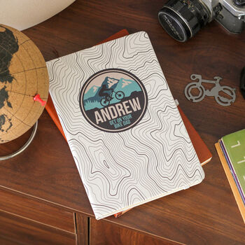 Mountain Bike Personalised Travel Notebook, 3 of 5