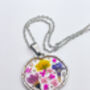 Real Lavender Flowers Pendant Necklace Silver Or Gold, thumbnail 4 of 10