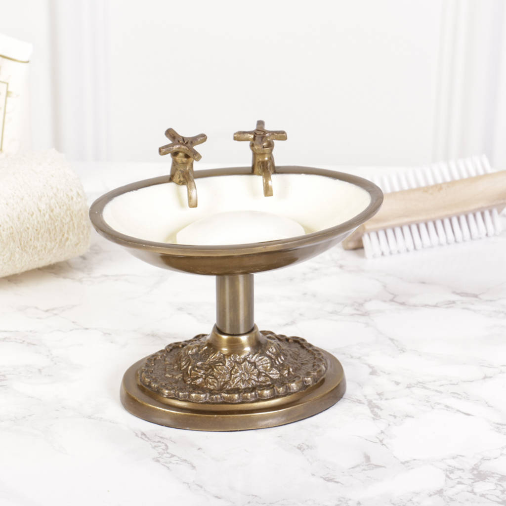 Period Style Brass Soap Dish By Dibor Notonthehighstreet Com Period Style Brass Soap Dish