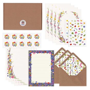 Wildflower Floral Writing Set, 3 of 5