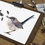 Feather Bird Print, thumbnail 2 of 4