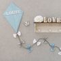 Blue Grey White, Personalised Gift For New Baby Bedroom, thumbnail 5 of 8