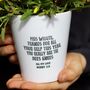 You Are The Bees Knees Teacher Plant Pot, thumbnail 2 of 4