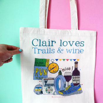 Personalised Trails And Ales Bag, 2 of 4