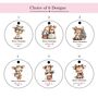 Personalised Woodland Reindeer Christmas Bauble, thumbnail 2 of 11