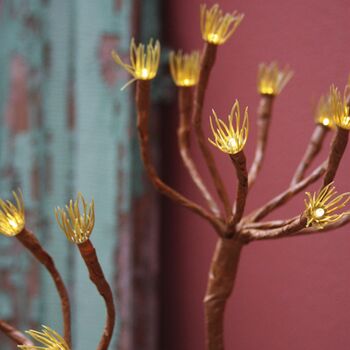 Solar / Battery Wild Fennel Branch Stake Light, 3 of 4