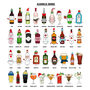 'Christmas With..' Personalised Drinks Print, thumbnail 3 of 7