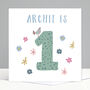 Personalised 1st Birthday Card For Girl Or Boy, thumbnail 2 of 2