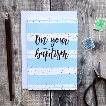 On Your Baptism Card, 2 of 3