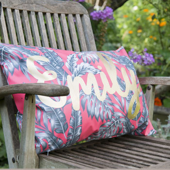 Personalised Name Outdoor Cushion, 2 of 4