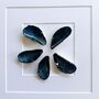 Porcelain Glazed Sea Shell Wall Art: Mussels, thumbnail 3 of 5