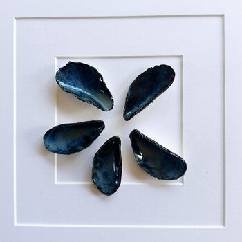 Porcelain Glazed Sea Shell Wall Art: Mussels, 3 of 5