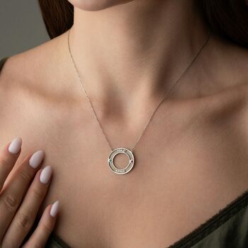 'Circle Of Love' Family Birthstone Necklace, 2 of 10