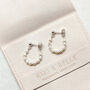 Kira Seed Pearl Hoop Earrings, thumbnail 1 of 3