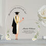 Personalised Graduation Daisy Heart Plaque Gift, thumbnail 3 of 11
