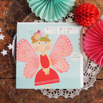 Happy Birthday Butterfly Card, 4 of 5