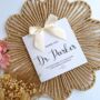 Thank You Doctor Card With Luxury Bow, Handmade Bow, Colour Choices, thumbnail 2 of 4