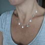 Sterling Silver Multi Star Necklace, thumbnail 2 of 9