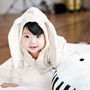 Bunny Hooded Jumpsuit, thumbnail 2 of 12