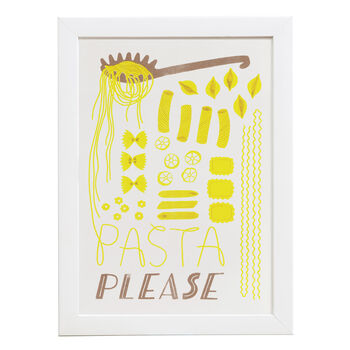 Pasta Please Risograph Print, 2 of 3