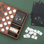 'Games Night' Wooden Travel Games Set, thumbnail 1 of 4