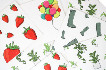 Strawberry Greetings Card, 5 of 5