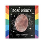 Friendship Gift Boxed Crystal Rose Quartz Thumb Stone, thumbnail 4 of 5
