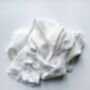 White 100% Cotton Extra Large Tassel Fringed Blanket, thumbnail 2 of 4