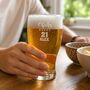 Personalised 21st Birthday Gift Pint Glass, thumbnail 4 of 12
