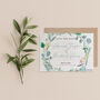 Eucalyptus Seed Paper Save The Date, thumbnail 1 of 3