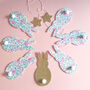 Easter Rabbit Garland Pink Liberty Fabric, thumbnail 3 of 3