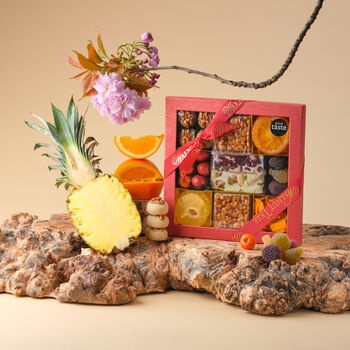 Marzipan, Nougat, Brittle, Jellies, Dried Fruit Gift, 2 of 9