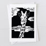 A Pack Of Six Lino Cut Cards, thumbnail 4 of 7