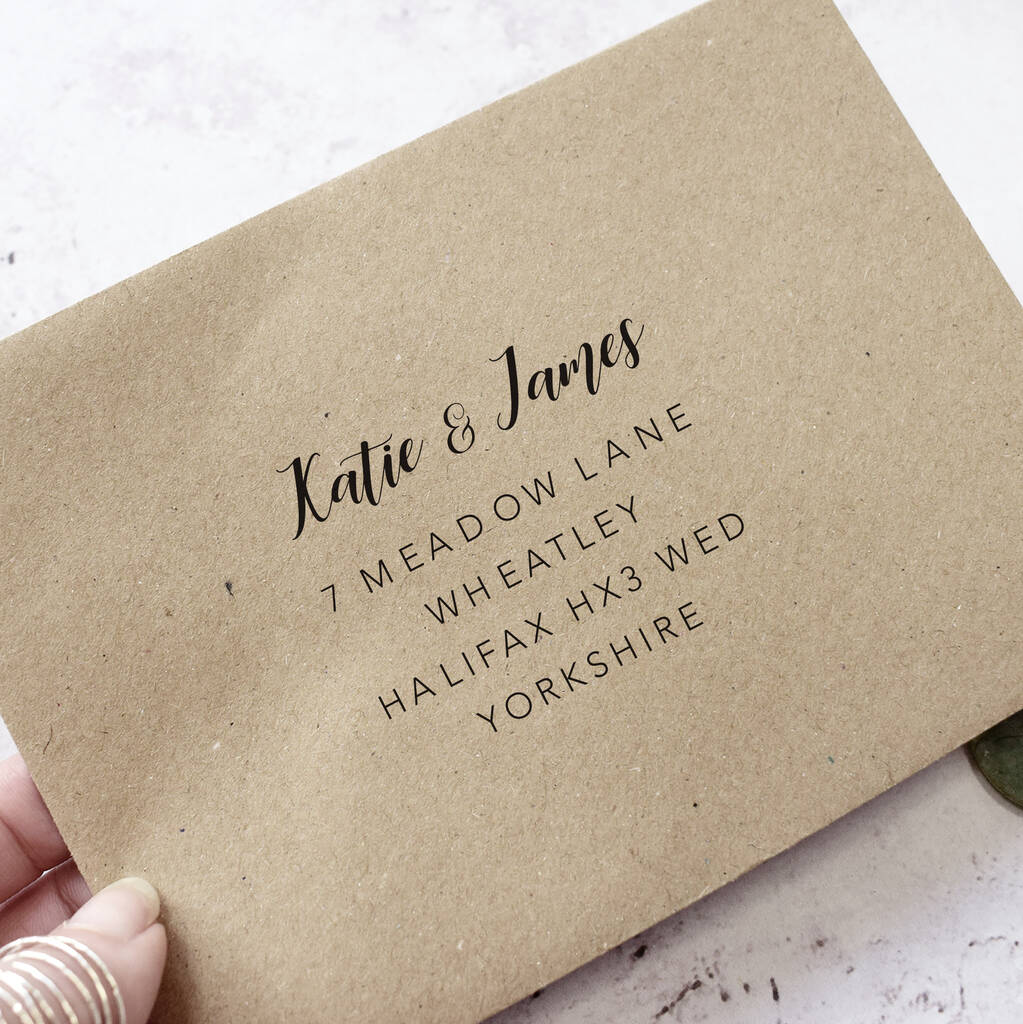 'Whimsical Autumn' Four Fold Wedding Invitation By Julia Eastwood ...