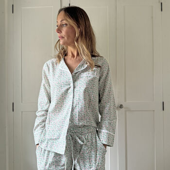 Green Berry Cotton Pyjamas, 4 of 4